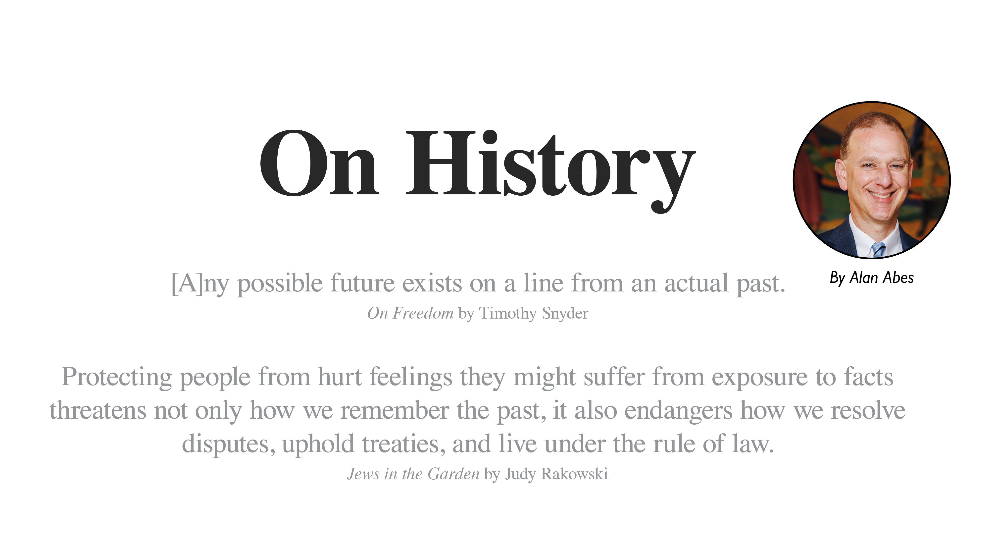 On History
